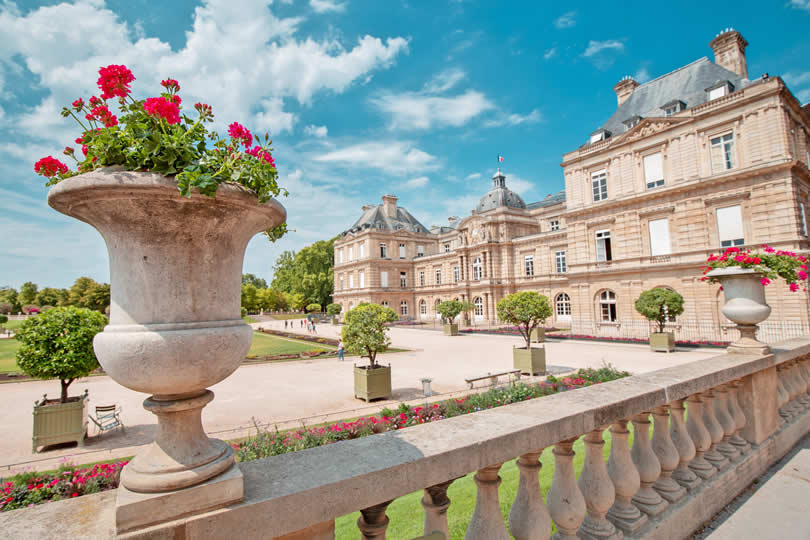 Luxembourg Palace in the 6th arrondissement of Paris