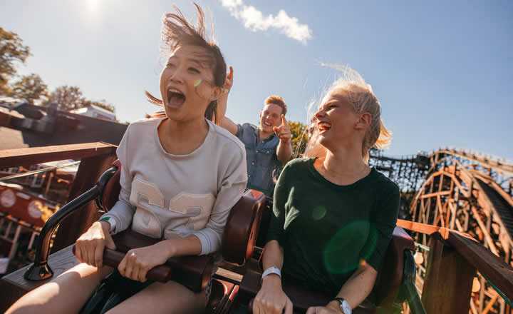 Alton Towers Theme Park rollercoaster