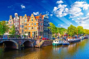 Amsterdam city centre Brouwersgracht canal
