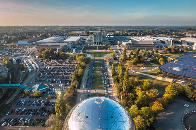 Atomium and Brussels Expo Center