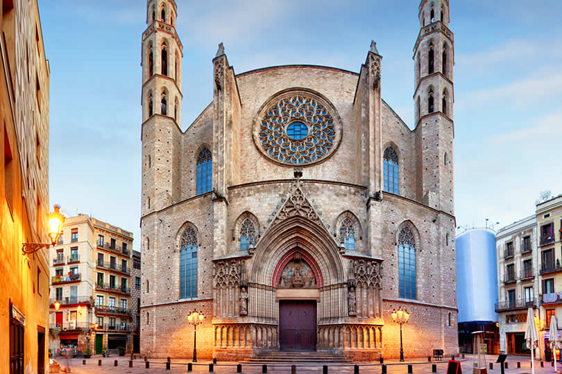 Basilica de Santa Maria del Mar in El Born area