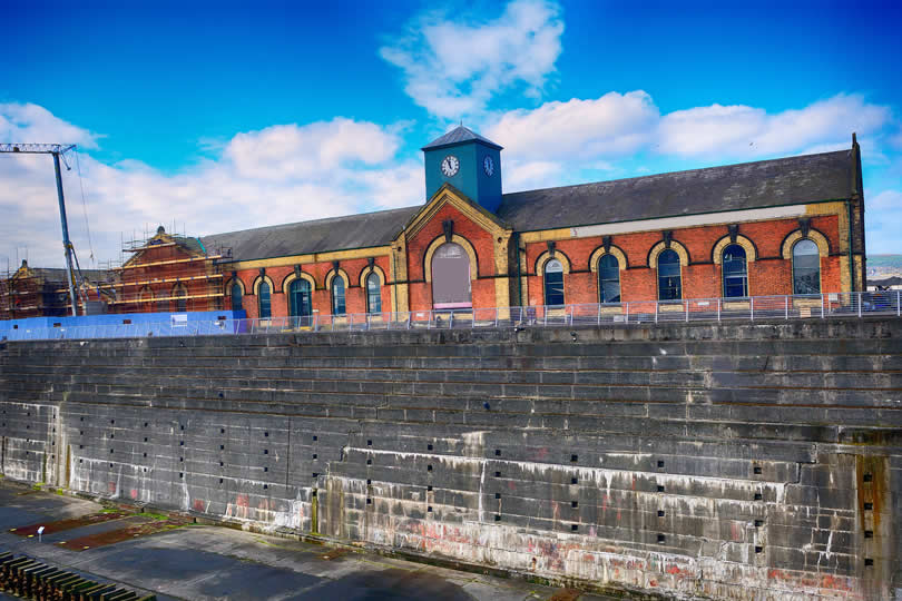 Belfast Titanic Quarter and dock