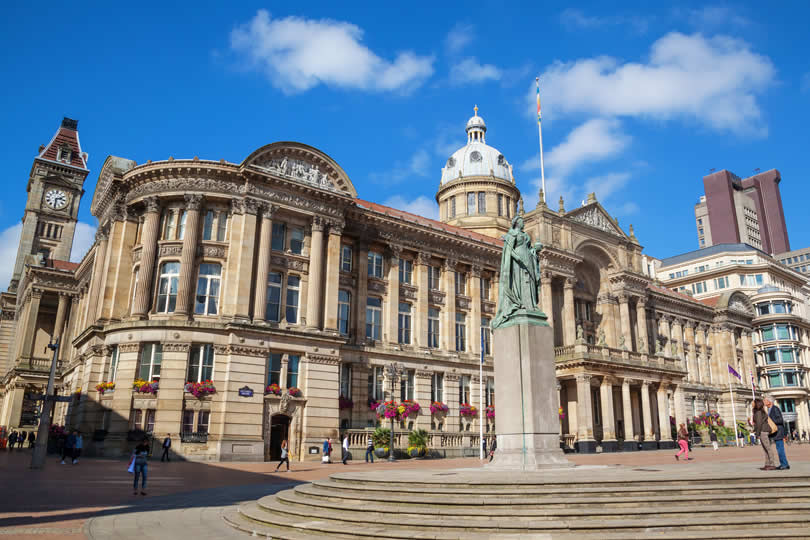 Birmingham Victoria Square and Town Hall