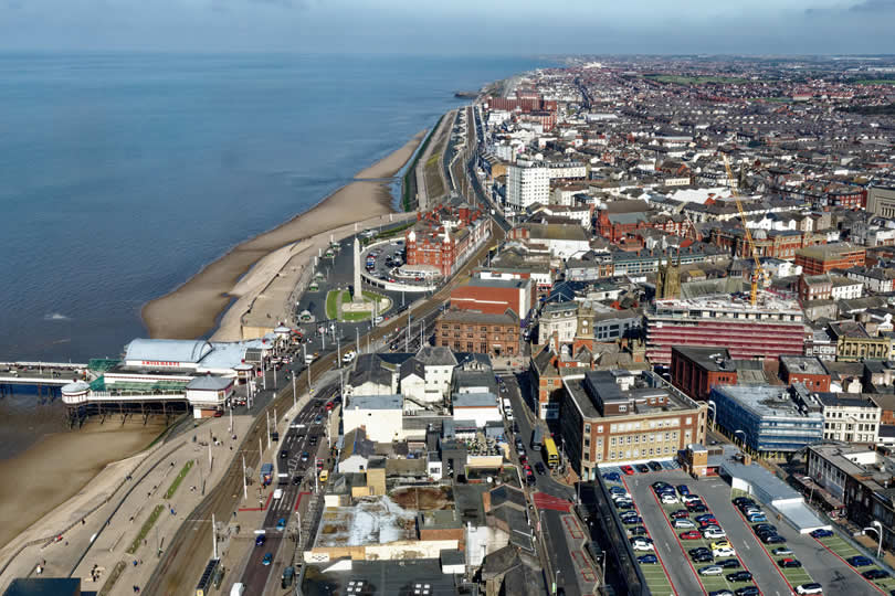 Blackpool North view from Tower