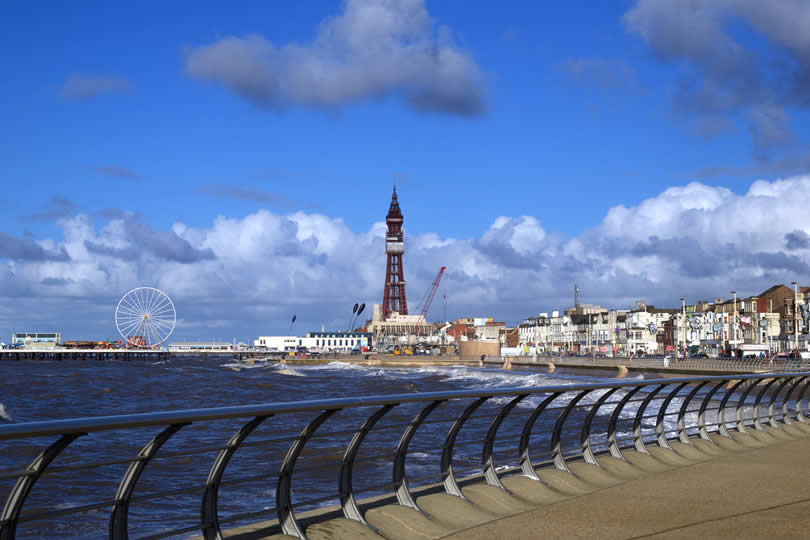 Blackpool seafront and Tower