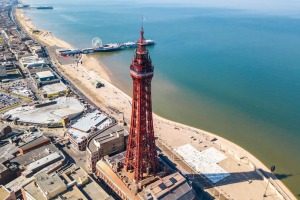 Blackpool Tower aerial view