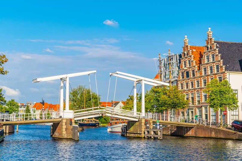 Bridge in Haarlem The Netherlands