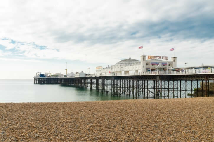 Brighton Pier in daylight