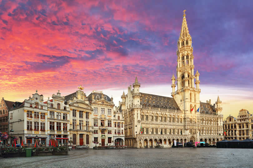 Grand Place square in Brussels Belgium