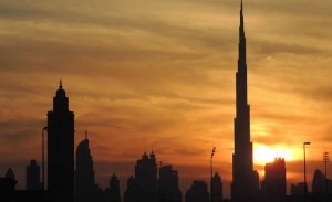 Burj Khalifa Sunset