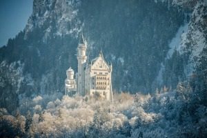 Castle in the Bavarian Alps