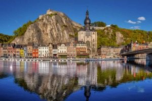 Dinant citadelle and river