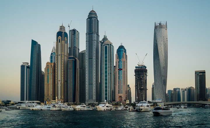 Dubai Marina during the day
