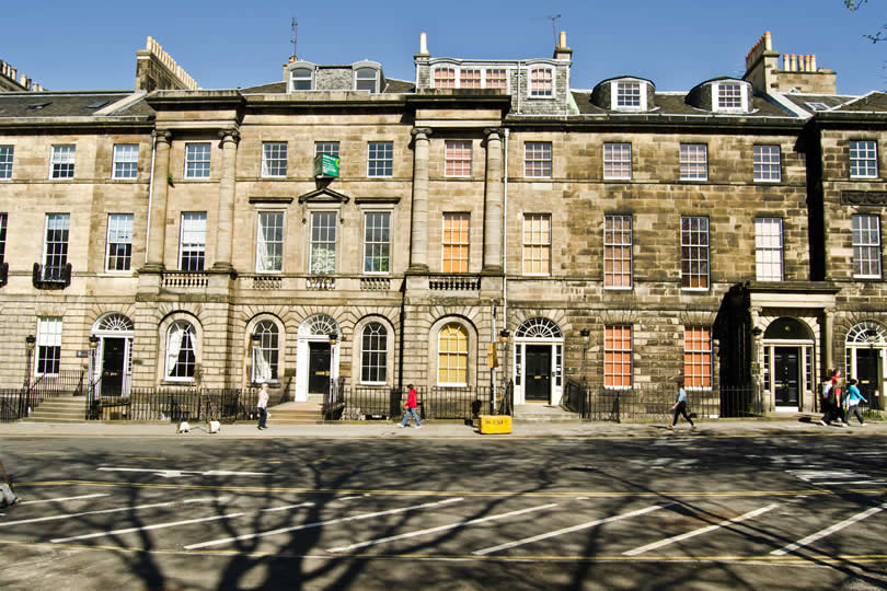 New Town area residences in Edinburgh