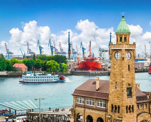 Hamburg Port in Germany