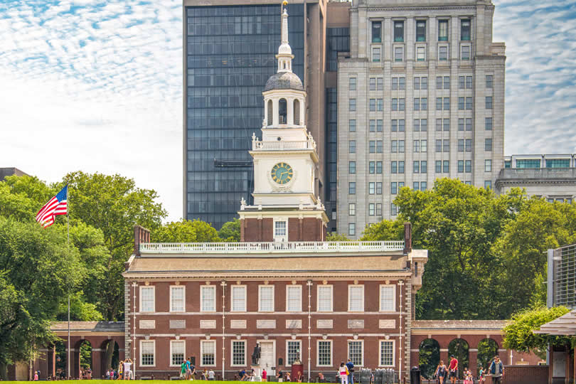 Independence Hall (Pennsylvania State House) in Philadelphia