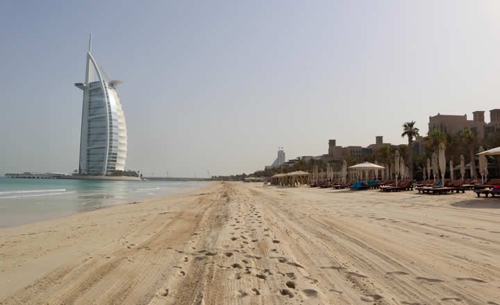 Jumeirah Beach and Burj Al Arab