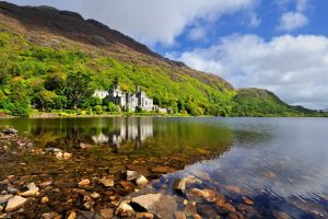 Kylemore Abbey in County Galway Ireland