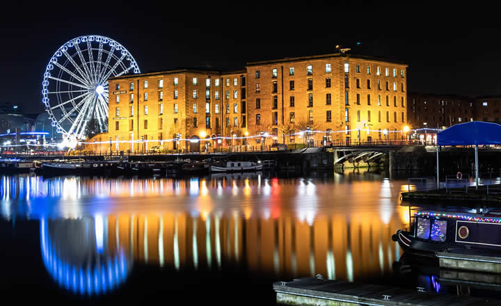 Liverpool Albert Dock at Night