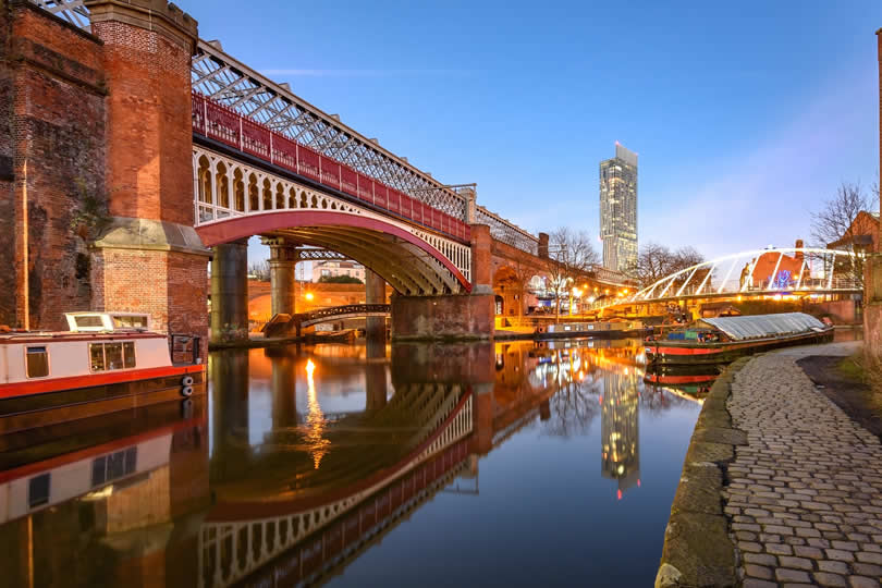 Manchester Canal in Castlefield area