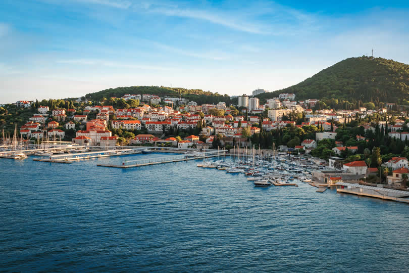 Marina in Lapad, Babin Kuk district Dubrovnik