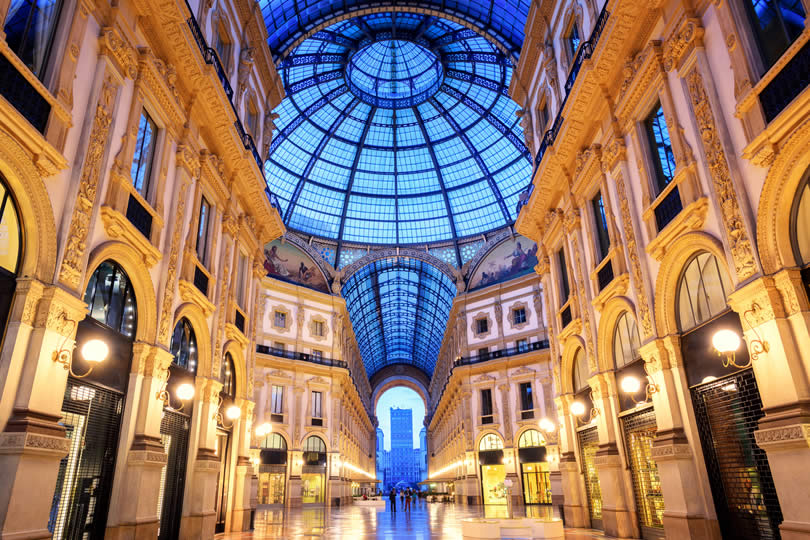 Galleria Vittorio Emanuele II in Milan city centre