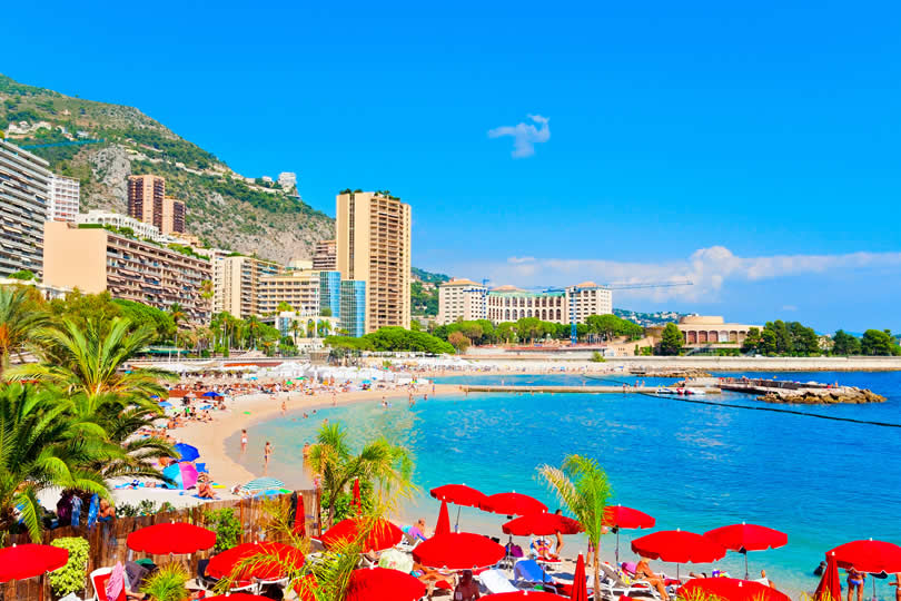 Monaco Larvotto beach hotels