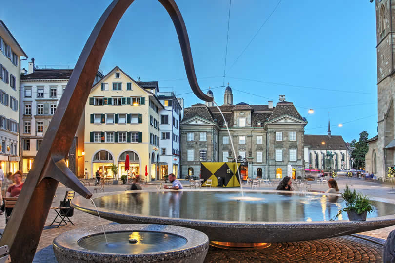 Münsterhof Platz or Square in Zurich