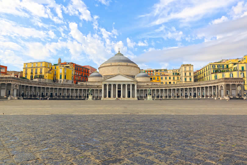 Naples Piazza del Plebiscito square