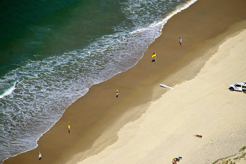 Noosa Beach for triathlon in Queensland Australia
