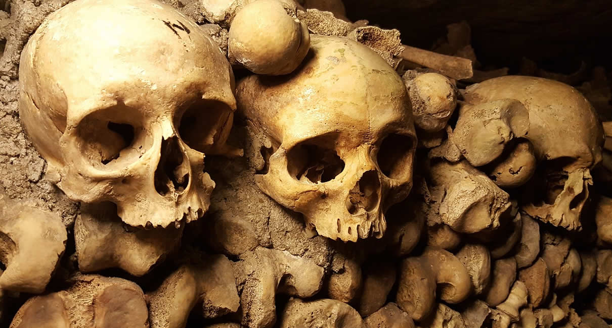 Paris catacombs