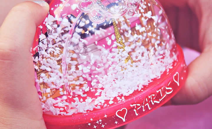 Paris Snow Ball for Christmas in December