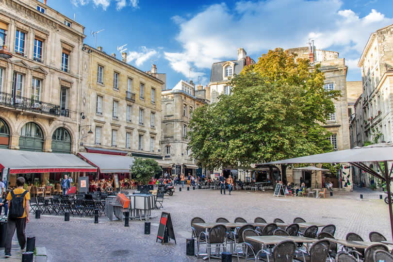 Place Saint Pierre in Bordeaux centre