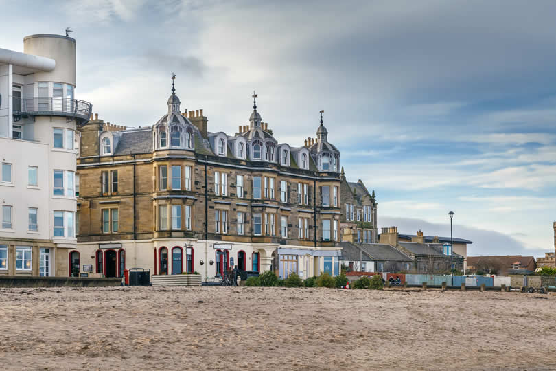 Portobello beacg, seaside area of Edinburgh