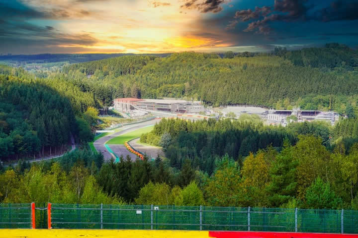 Race circuit of Spa Francorchamps