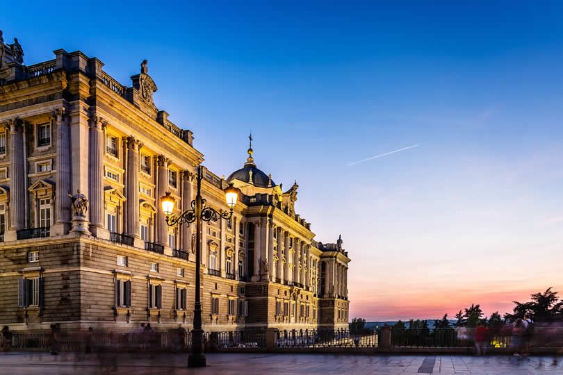 Royal Palace in Madrid Austrias area