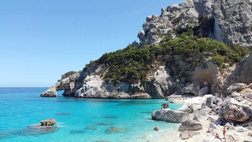 Sardinia blue water beach