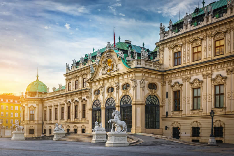 Schloss Belvedere in Vienna Wieden district