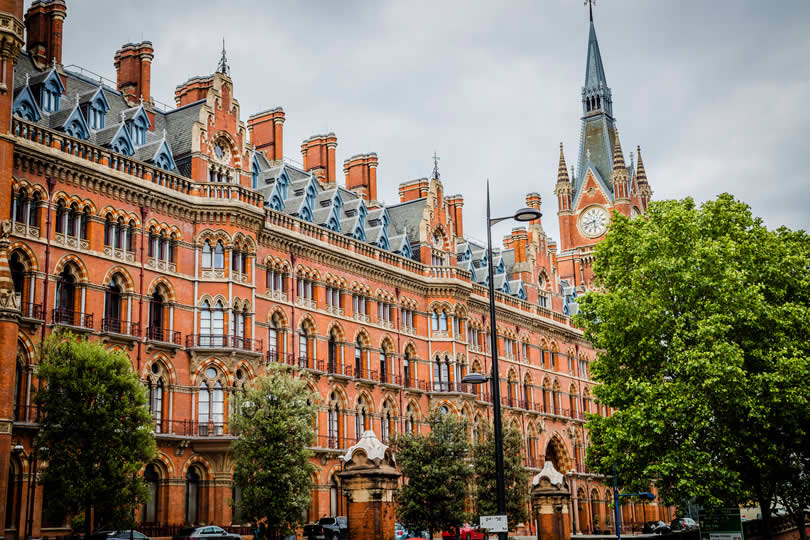 St Pancras Station in Kings Cross area