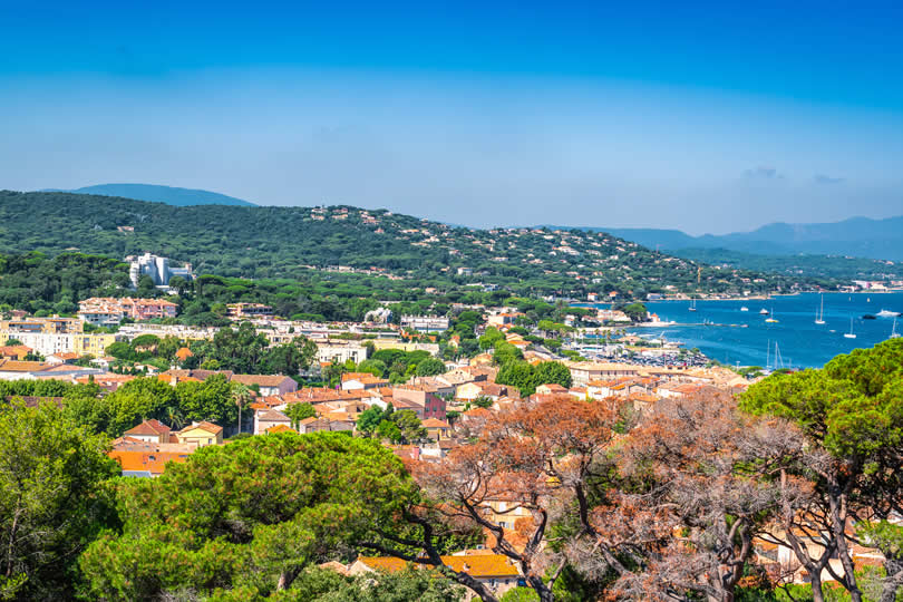 Landscape of St Tropez France