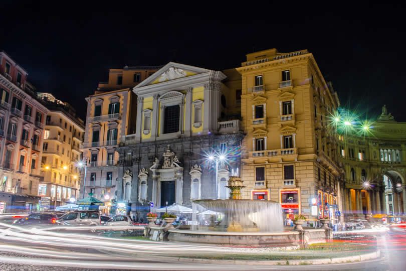 Teatro San Carlo in Napoli center Italy