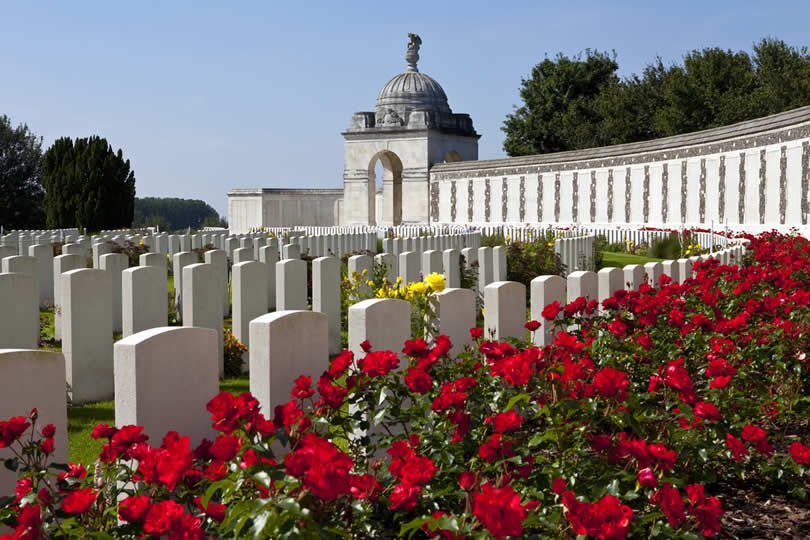 Tyne Cot Cemetary in Ypres