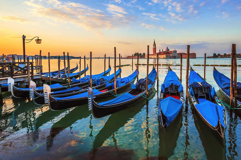 Venice gondola on Grand Canal