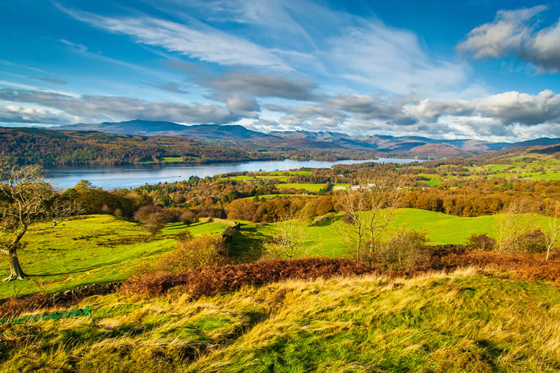 Windermere Lake District in England